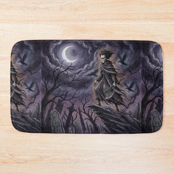 Item preview, Vali Ancient Norse God Gothic style illustration designed and sold by Vintage Designs +.
