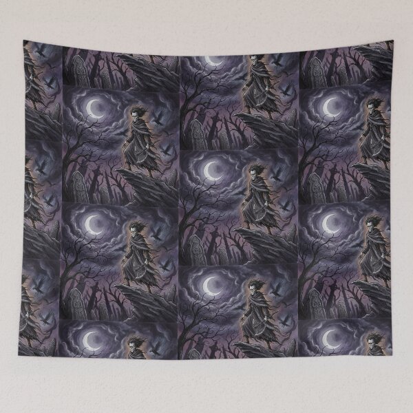 Item preview, Vali Ancient Norse God Gothic style illustration designed and sold by Vintage Designs +.