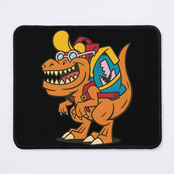 Item preview, Cute Backpack School Cartoon Dinosaur for Kids and Dino Lovers designed and sold by DrawHandArt.