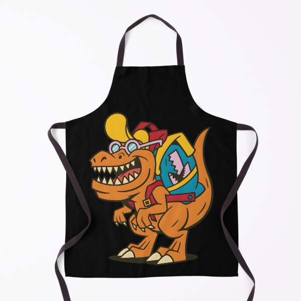 Item preview, Cute Backpack School Cartoon Dinosaur for Kids and Dino Lovers designed and sold by DrawHandArt.