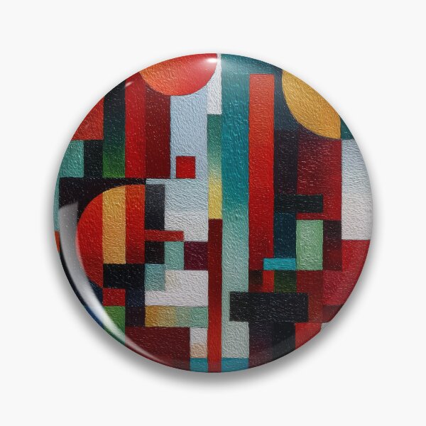 Item preview, Vibrant Geometric Composition designed and sold by lautir.