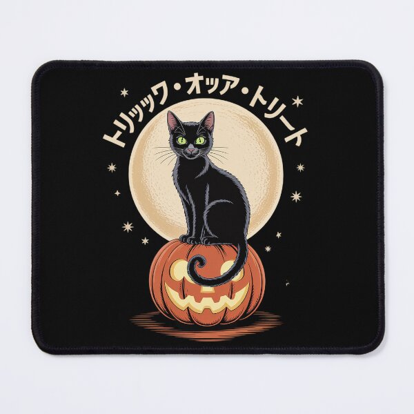 Item preview, Trick or Treat Japanese katakana Pumpkin black cat Halloween for Men Women designed and sold by yvonnickStore.