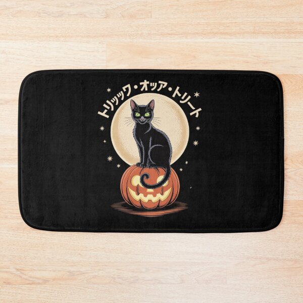 Item preview, Trick or Treat Japanese katakana Pumpkin black cat Halloween for Men Women  designed and sold by yvonnickStore.