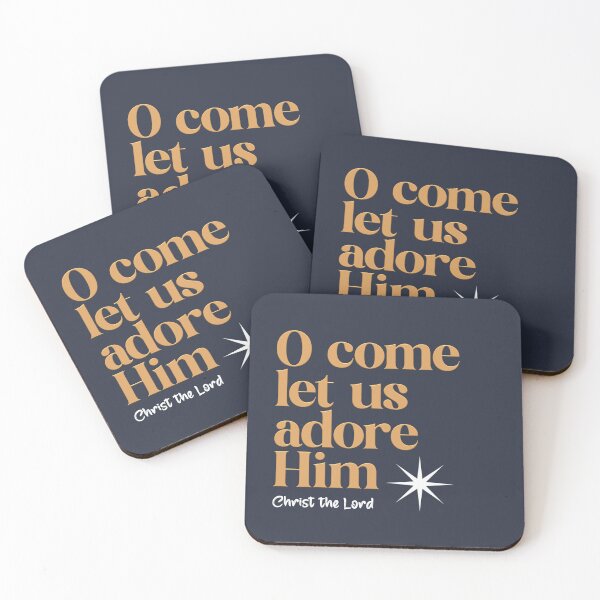 Item preview, O Come Let Us Adore Him Christ the Lord - Christmas Carol Christian T-Shirt Hoodie & Apparel designed and sold by grmnts by KCC.