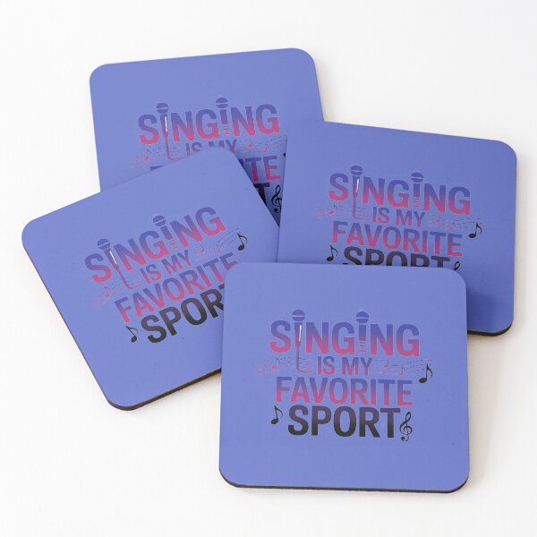 Artikelvorschau, Singen ist meine Lieblingssportart entworfen und verkauft von Moonody Designs.
