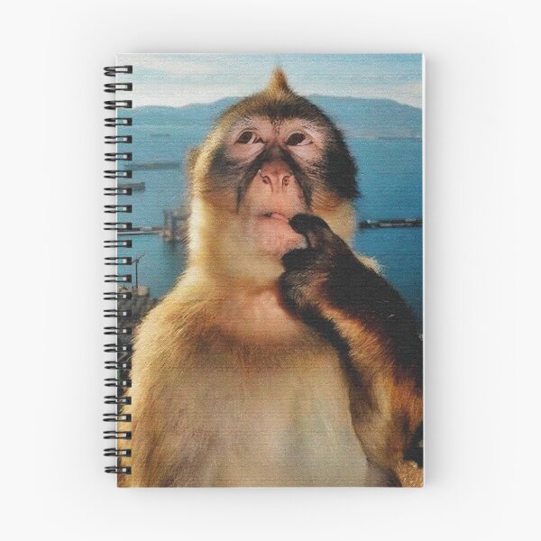 Item preview, Monkey thinking designed and sold by KavozStudio.