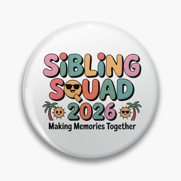 Item preview, Sibling Squad 2026 Summer Vibes designed and sold by Souck12.