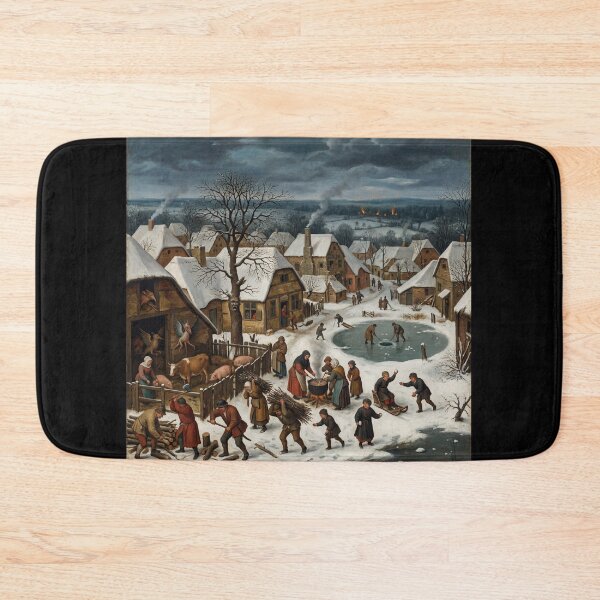 Item preview, Hellish winter village after Hieronymus Bosch and Pieter Bruegel designed and sold by Vintage Designs +.