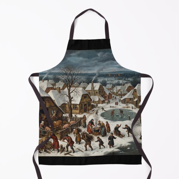 Item preview, Hellish winter village after Hieronymus Bosch and Pieter Bruegel designed and sold by Vintage Designs +.