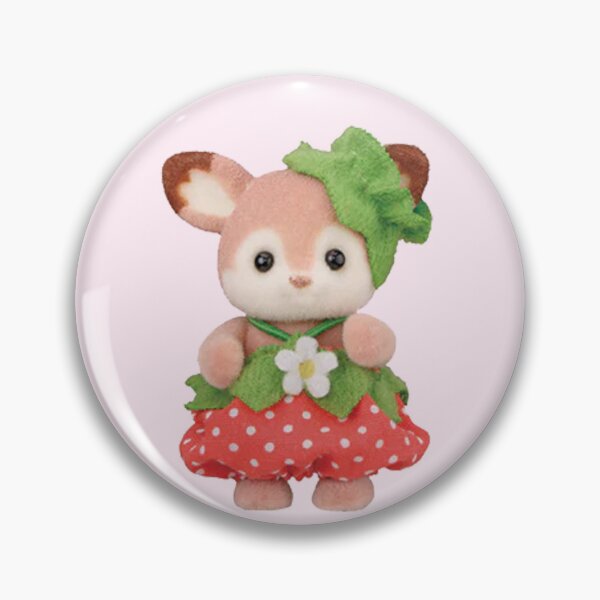 Item preview, Verry Berry Baby Deer Aster Pin designed and sold by haizwe.