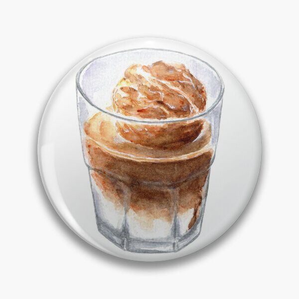 Item preview, Affogato in a Cup, Watercolour designed and sold by MeiC-Artsy.