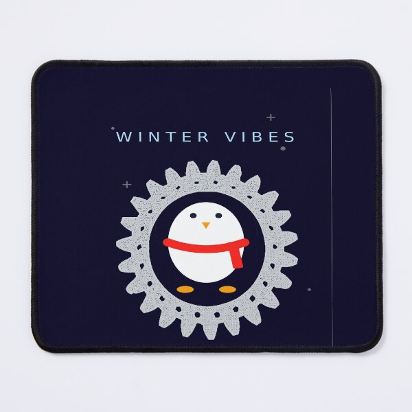 Item preview, winter vibes abstract, geometric penguin vector penguin art designed and sold by Mudikeys.