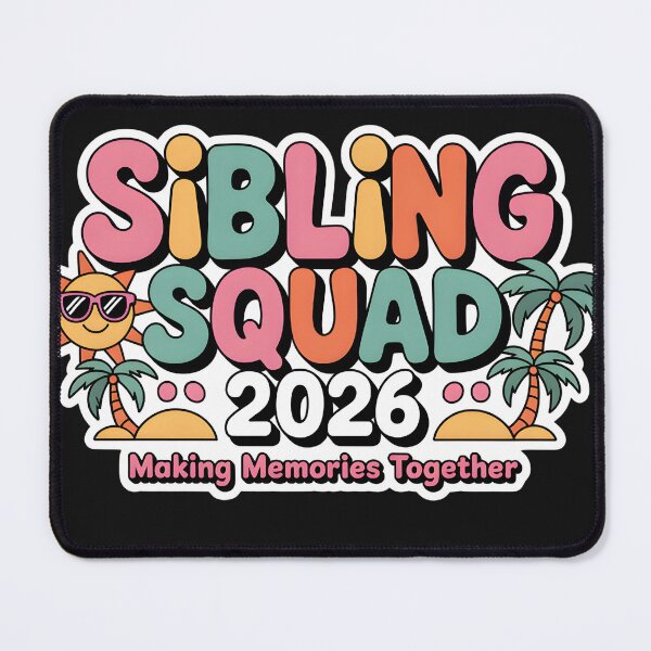 Item preview, Sibling Squad 2026 Summer Vibes designed and sold by Souck12.