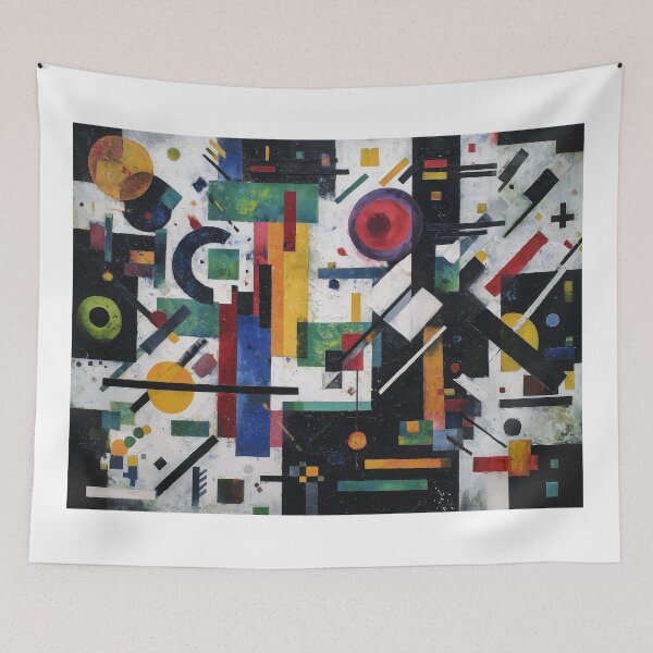 Item preview, Colorful Geometric Composition designed and sold by lautir.