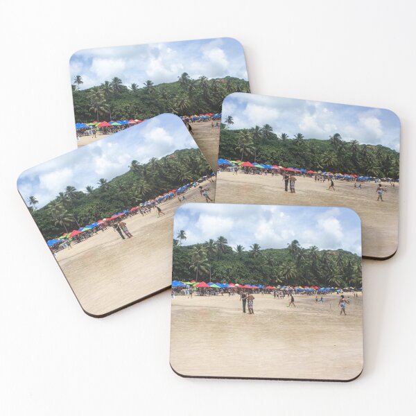 Item preview, Panoramic view of a crowded beach 3 designed and sold by felipequeiroz.