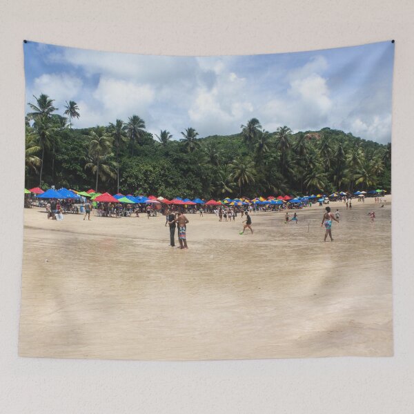 Item preview, Panoramic view of a crowded beach 3 designed and sold by felipequeiroz.
