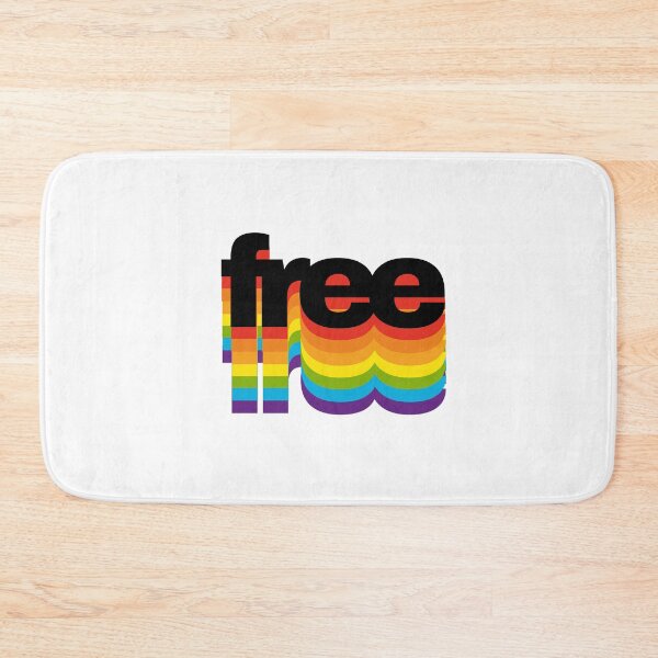 Item preview, Pride Rainbow Free Expression Sticker designed and sold by he-art-beats.
