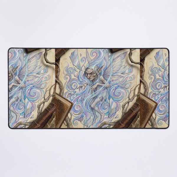 Item preview, Trickster Shifter creature of folklore watercolor artwork illustration designed and sold by Vintage Designs +.