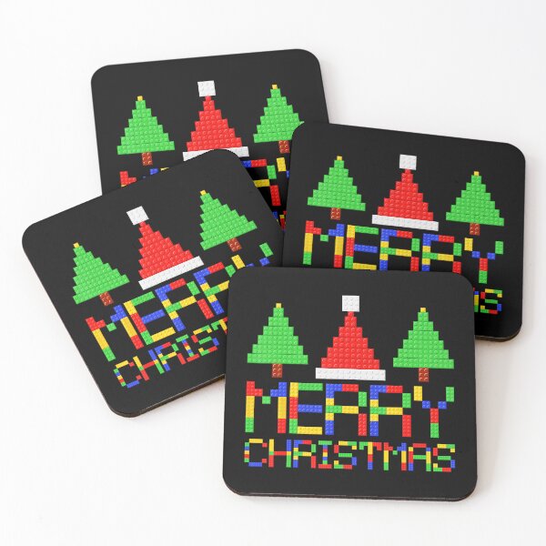 Item preview, Merry Christmas Pajamas Blocks Building Lovers  designed and sold by WayTBeenkenArt.