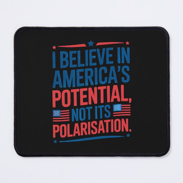 Item preview, America’s Potential Not Polarisation Patriotic Art designed and sold by elynne9.
