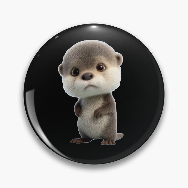 Item preview, Sad Baby Otter Illustration gift for fan otthers gift for person who has an otter designed and sold by zuzzelek44.