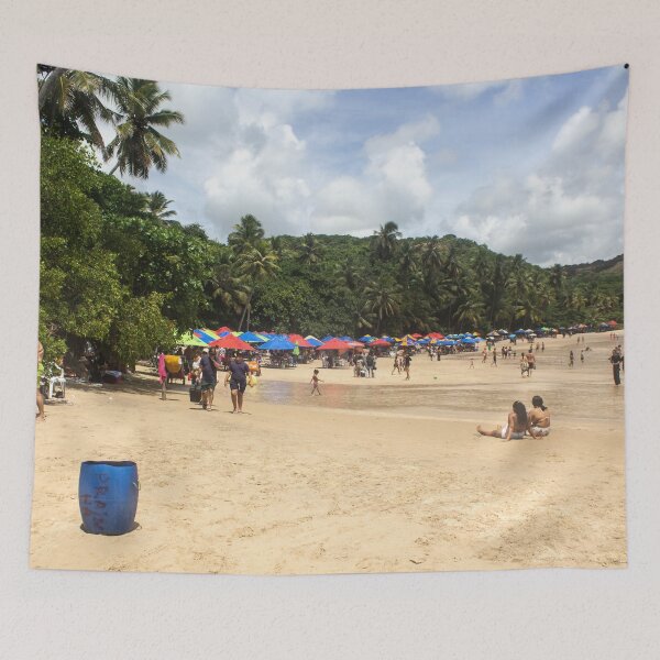 Item preview, Panoramic view of a crowded beach 5 designed and sold by felipequeiroz.