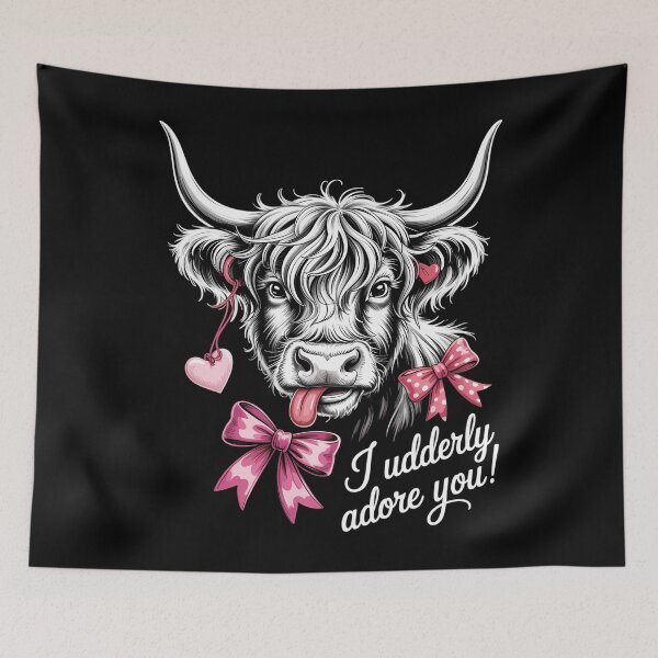 Item preview, Cow Valentine_s Day designed and sold by FlankinMew.