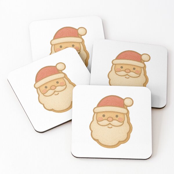 Item preview, Gingerbread Santa Cookie Illustration designed and sold by Vendeloc.