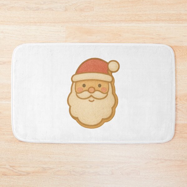 Item preview, Gingerbread Santa Cookie Illustration designed and sold by Vendeloc.