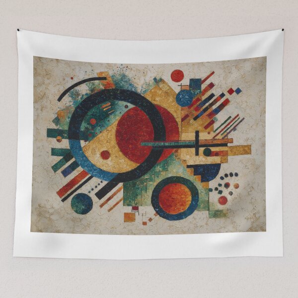 Item preview, Colorful Geometric Composition designed and sold by lautir.