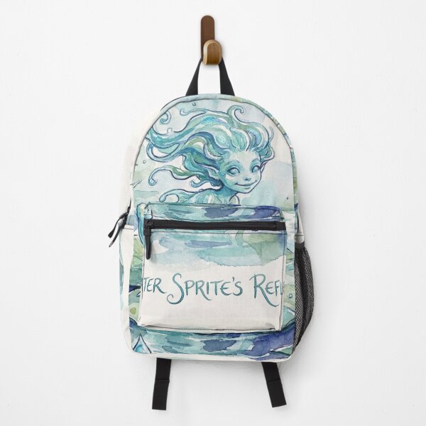 Item preview, Water Sprite creature of folklore watercolor artwork illustration designed and sold by Vintage Designs +.