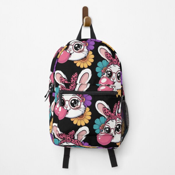 Item preview, Cute bunny with glasses Floral designed and sold by FlankinMew.