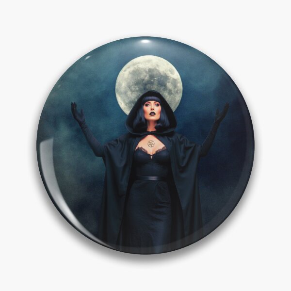 Item preview, witch – lunar ritual magic – gothic moon art designed and sold by Traumrausch.