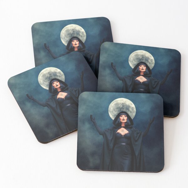 Item preview, witch – lunar ritual magic – gothic moon art designed and sold by Traumrausch.