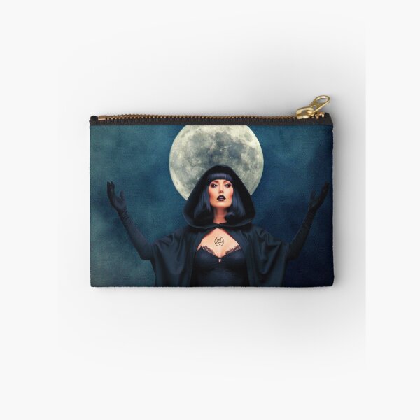 Item preview, witch – lunar ritual magic – gothic moon art designed and sold by Traumrausch.