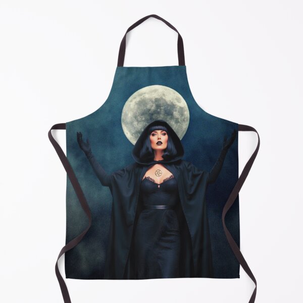 Item preview, witch – lunar ritual magic – gothic moon art designed and sold by Traumrausch.