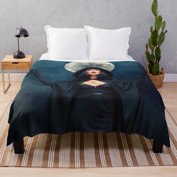 Item preview, witch – lunar ritual magic – gothic moon art designed and sold by Traumrausch.