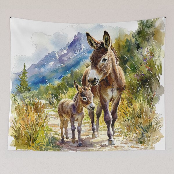 Item preview, Donkey and Foal designed and sold by Liededrom..