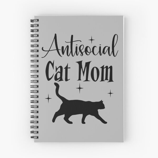 Item preview, Antisocial Cat Mom Black Cat Mid Century Modern Graphic designed and sold by Itaya Art.