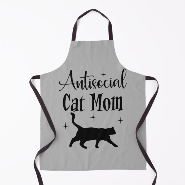 Item preview, Antisocial Cat Mom Black Cat Mid Century Modern Graphic designed and sold by Itaya Art.