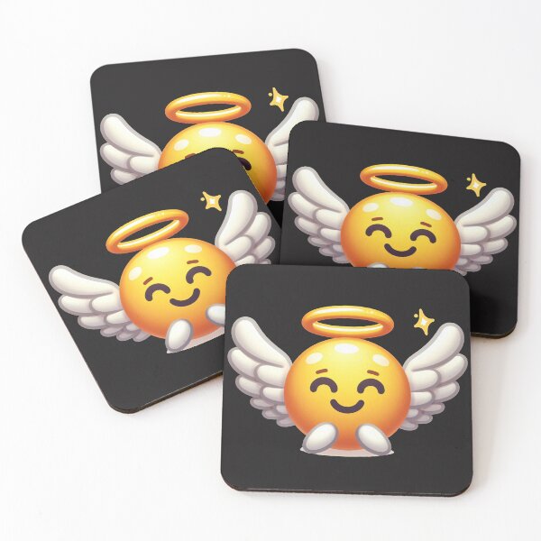 Item preview, Angel Emoji Smiles designed and sold by DeadThingsShop.