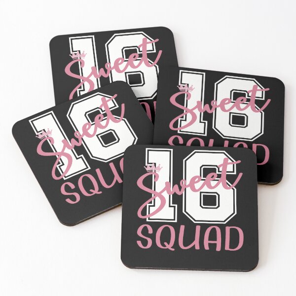 Item preview, Sweet 16 Squad Sixteen Birthday Team designed and sold by TysonLangosh.