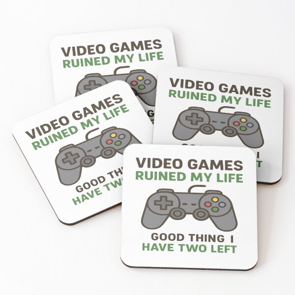 Item preview, Video games ruined my life designed and sold by MaxiCreative.