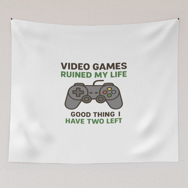 Item preview, Video games ruined my life designed and sold by MaxiCreative.