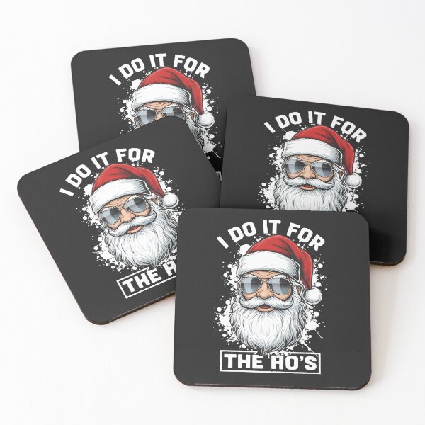 Item preview, I Do It For The Ho's Funny Santa Claus Christmas designed and sold by hexenor.