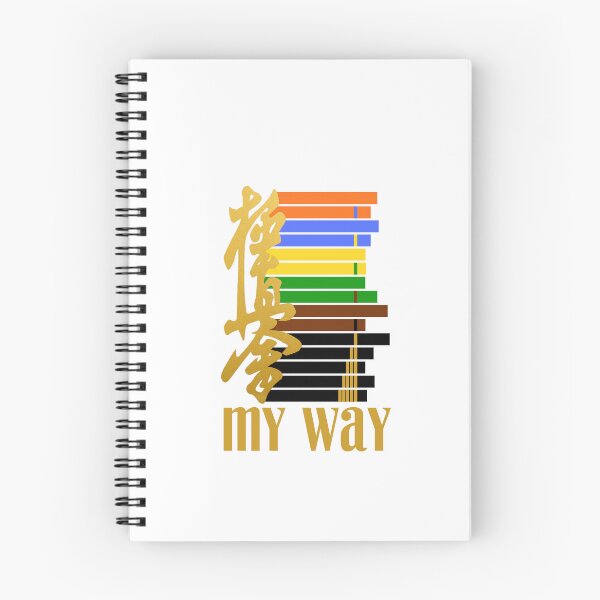Item preview, Karate Martial Arts Design with Color Belts and Kanji – My Way Theme designed and sold by KArtcore.