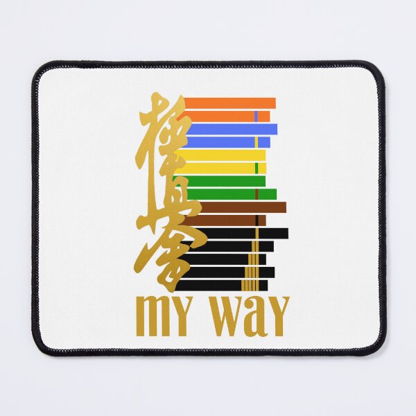 Item preview, Karate Martial Arts Design with Color Belts and Kanji – My Way Theme designed and sold by KArtcore.