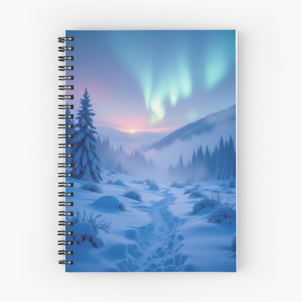Item preview, Between misty paths and whispers of color – Winterdream with Aurora Glow, Snowpath & Magic Silence designed and sold by FotoworldEdel.
