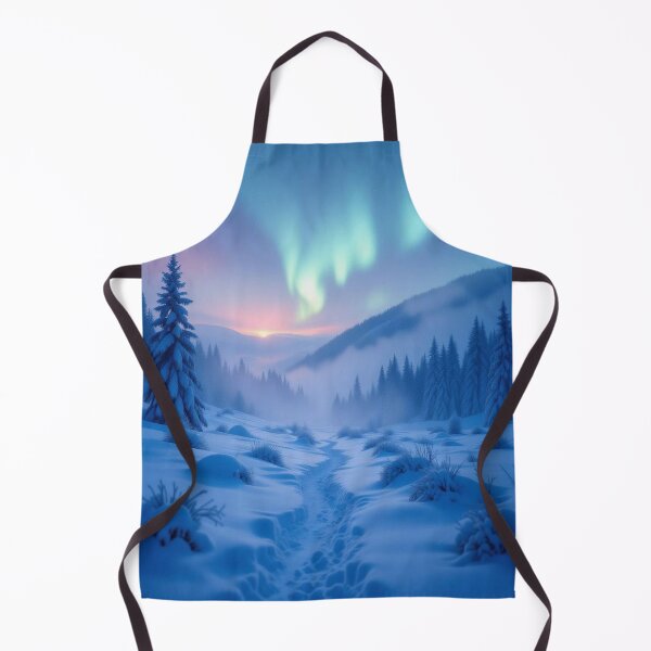 Item preview, Between misty paths and whispers of color – Winterdream with Aurora Glow, Snowpath & Magic Silence designed and sold by FotoworldEdel.