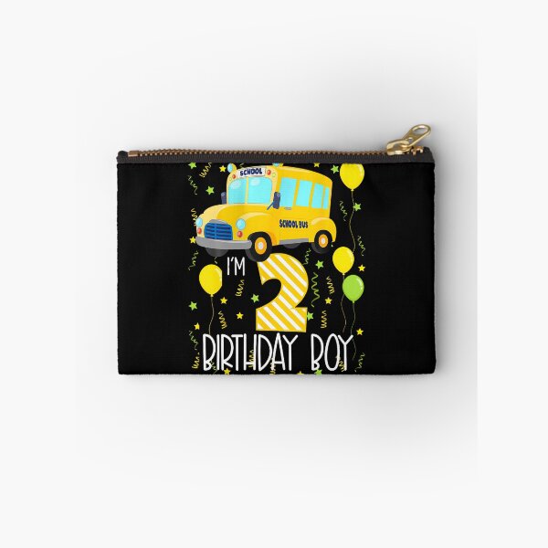 Item preview, I'M 2 Birthday Boy School Bus Kids 2Nd Birthday Party designed and sold by TysonLangosh.